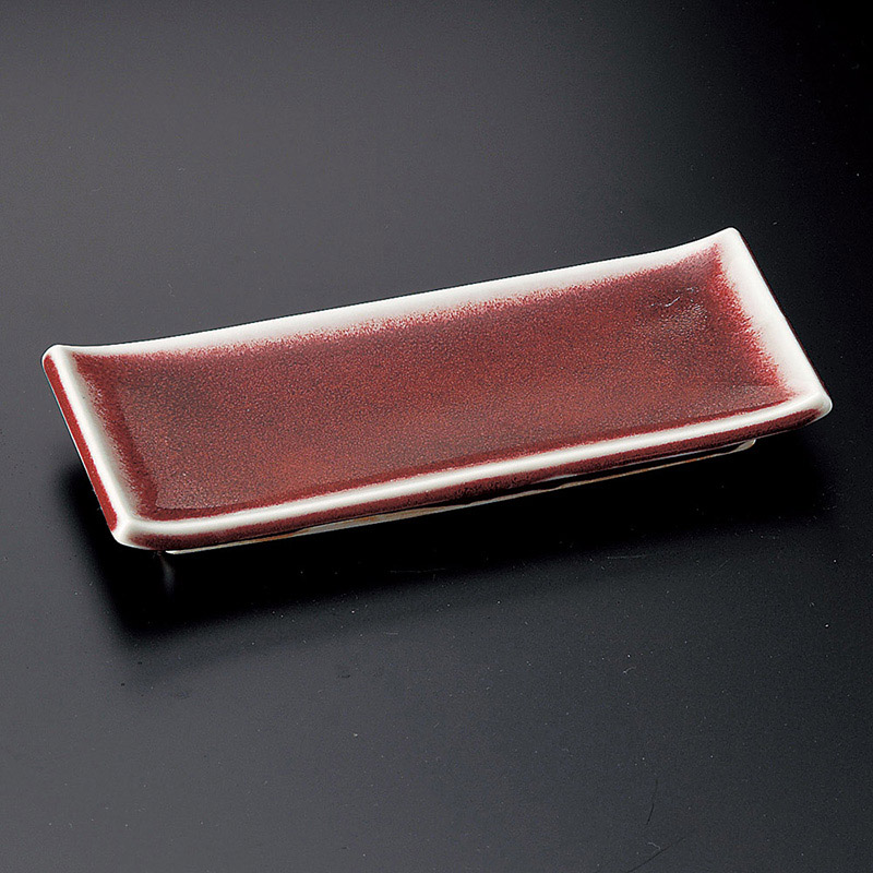 山万 25509-230 辰砂付出皿 1個（ご注文単位1個）【直送品】