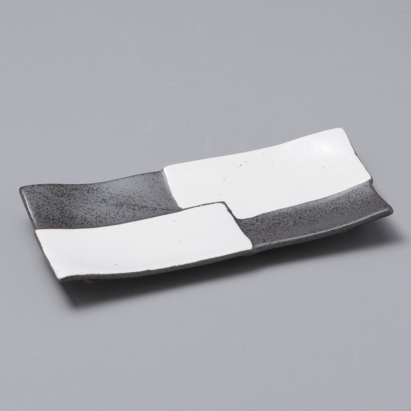 山万 25606-550 古代市松突出皿 1個（ご注文単位1個）【直送品】