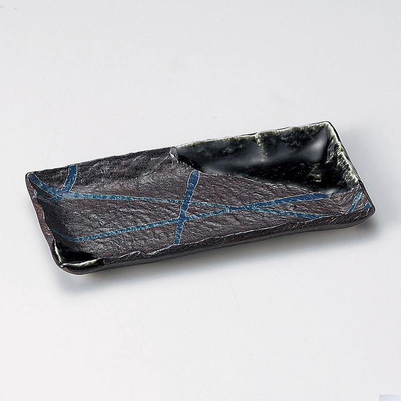 山万 25610-580 南蛮乱十草突出皿 1個（ご注文単位1個）【直送品】