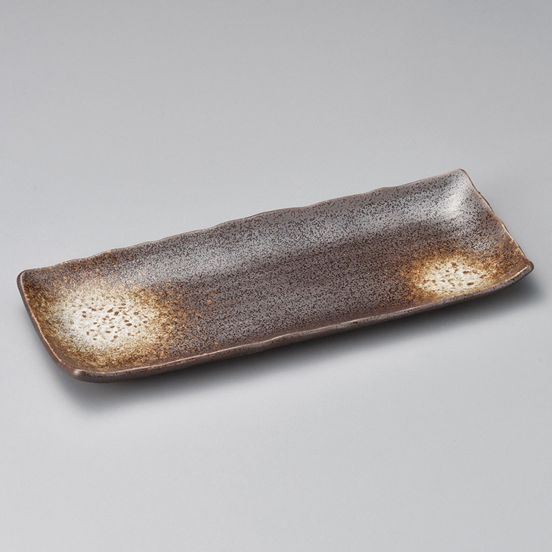 山万 25415-310 チョコ水晶長角皿 1個（ご注文単位1個）【直送品】