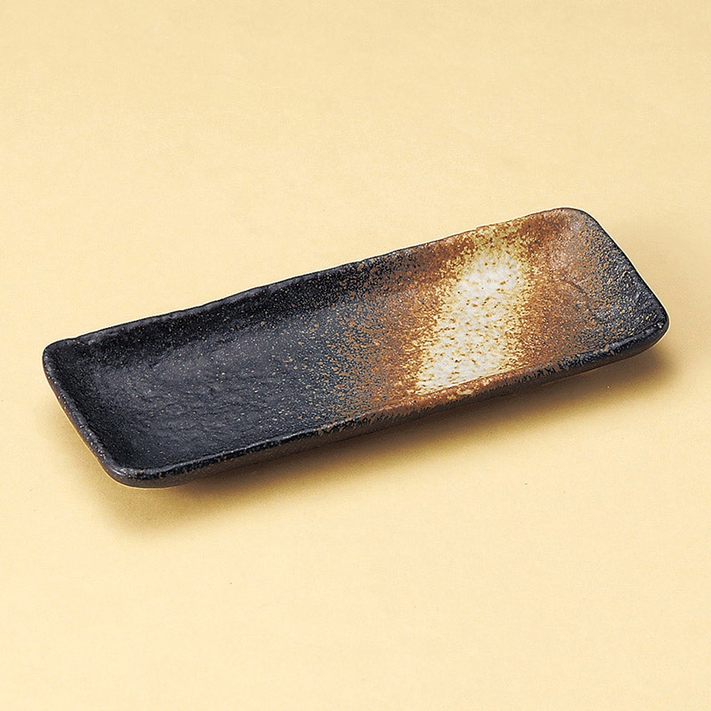 山万 25718-580 京備前細型付出皿 1個（ご注文単位1個）【直送品】