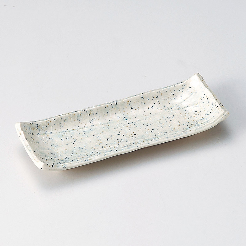 山万 25710-190 三彩貫入ソギ突出皿 1個（ご注文単位1個）【直送品】