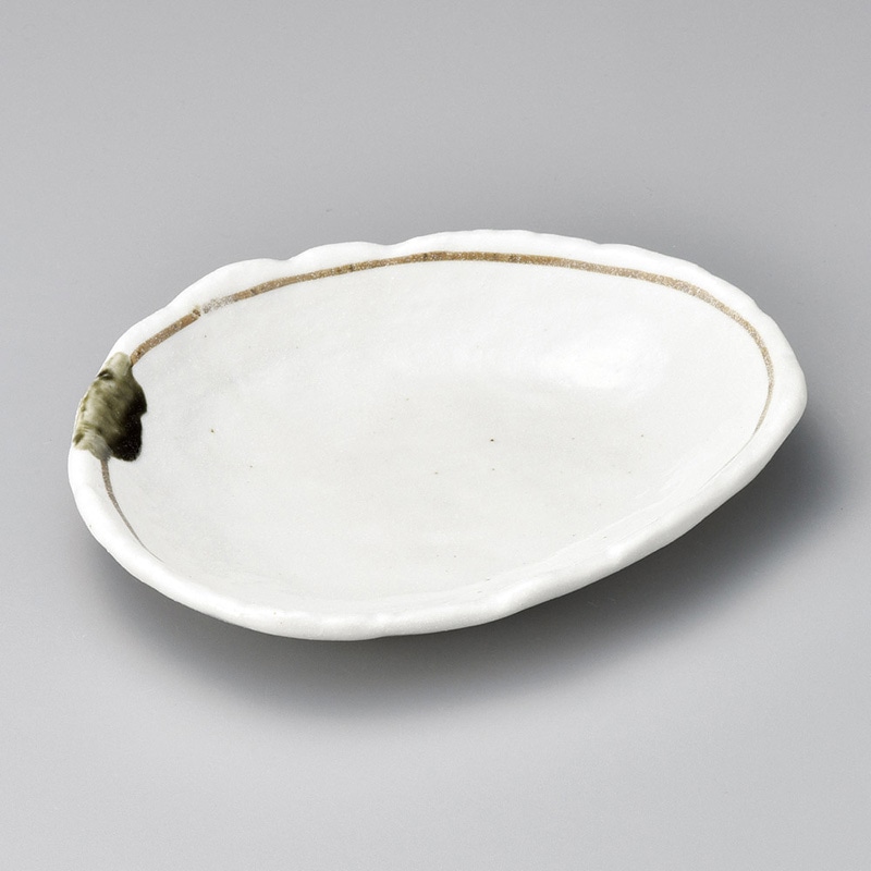 山万 26305-510 志野ライン70変形皿 1個（ご注文単位1個）【直送品】