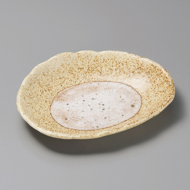 山万 26309-510 伊賀帯変形皿 1個（ご注文単位1個）【直送品】