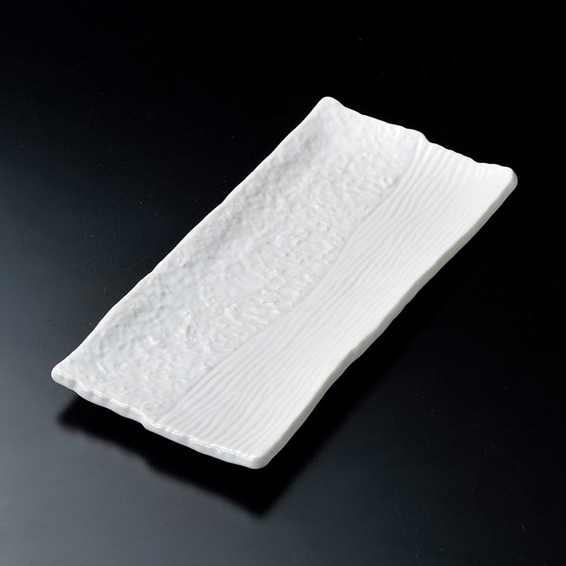 山万 26814-310 白楽32cmほっけ皿 1個（ご注文単位1個）【直送品】