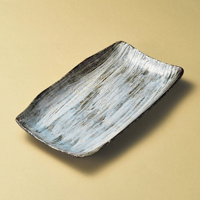 山万 26907-030 白刷毛ホッケ皿 1個（ご注文単位1個）【直送品】