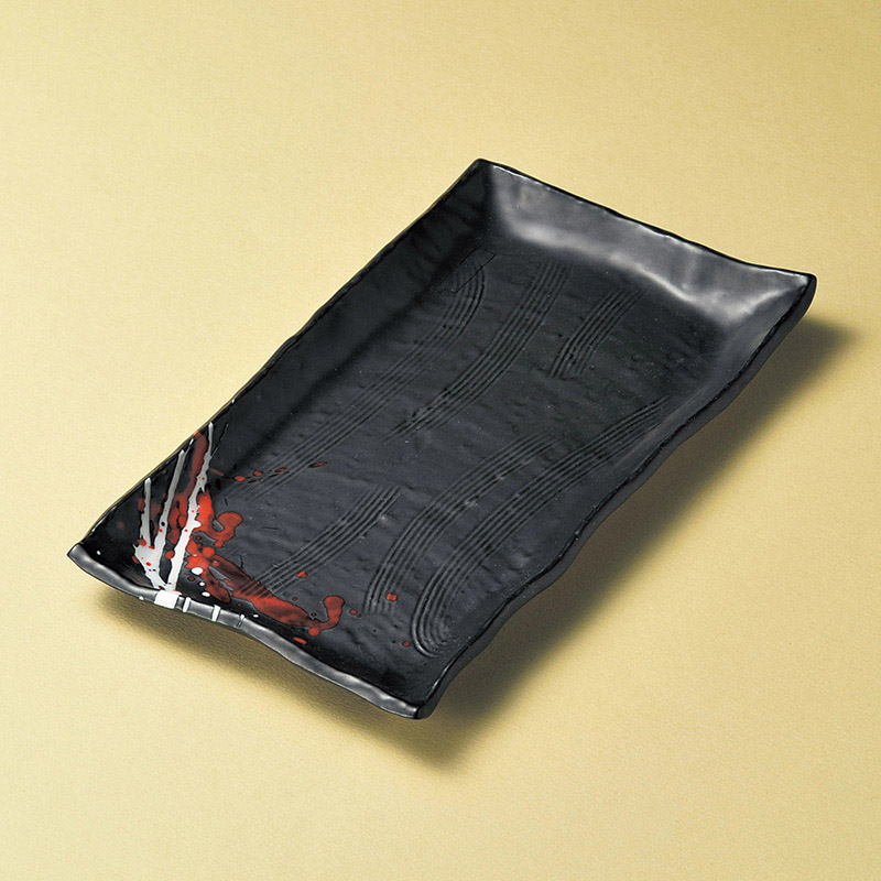 山万 26913-230 潮 串目長角大皿 1個（ご注文単位1個）【直送品】