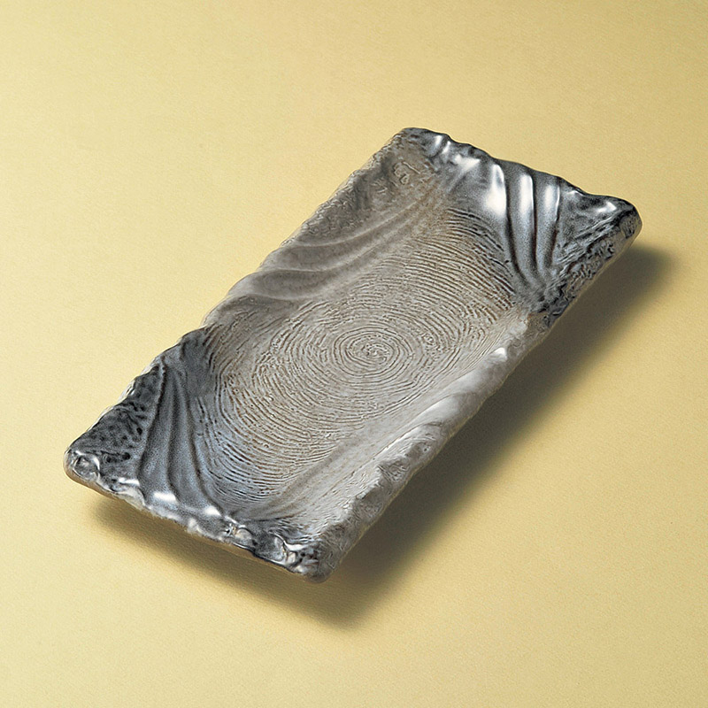 山万 26914-640 淡雪ホッケ皿(萬古焼) 1個（ご注文単位1個）【直送品】