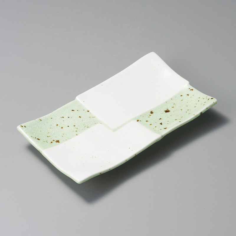 山万 27615-550 現代市松焼物皿 1個（ご注文単位1個）【直送品】