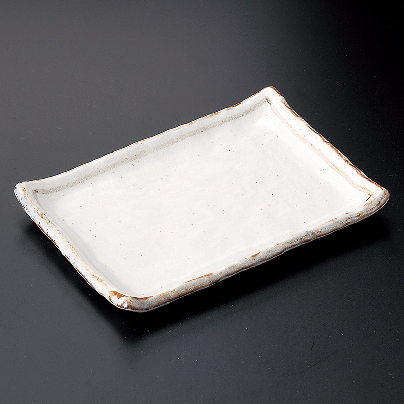 山万 27821-550 志野ライン7.0長角皿 1個（ご注文単位1個）【直送品】