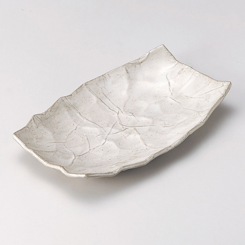 山万 28104-310 手折粉引焼物皿 1個（ご注文単位1個）【直送品】