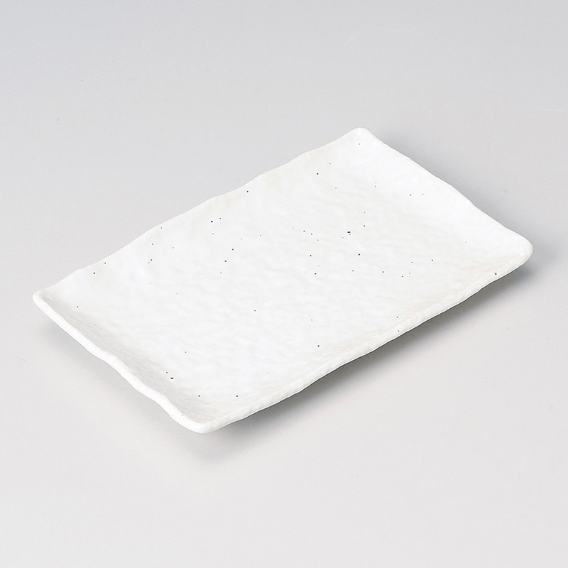 山万 27806-020 白粉引串皿(大) 1個（ご注文単位1個）【直送品】