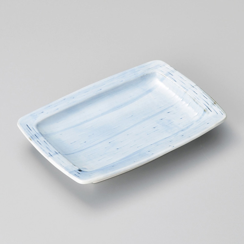 山万 27911-550 ゴス巻なで角型長角焼物皿(大) 1個（ご注文単位1個）【直送品】