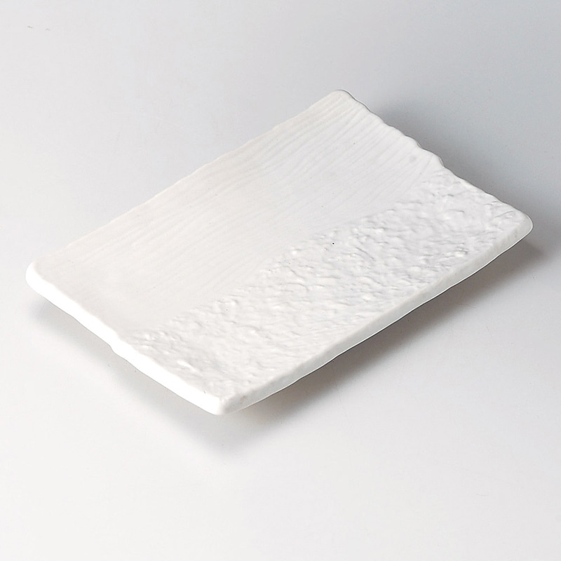 山万 28015-310 白楽焼物皿 1個（ご注文単位1個）【直送品】