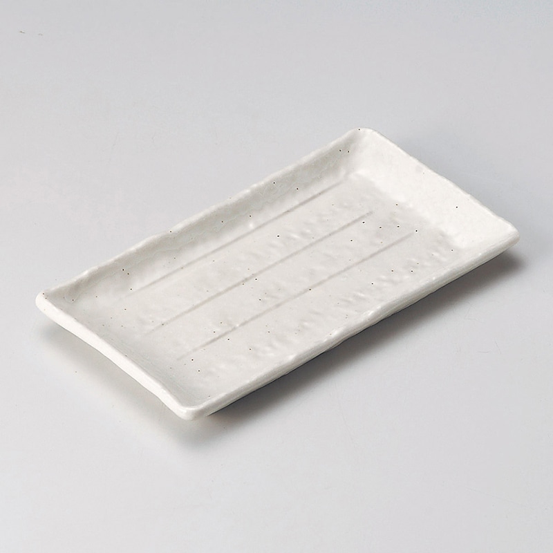 山万 28212-230 粉引焼物皿 1個（ご注文単位1個）【直送品】