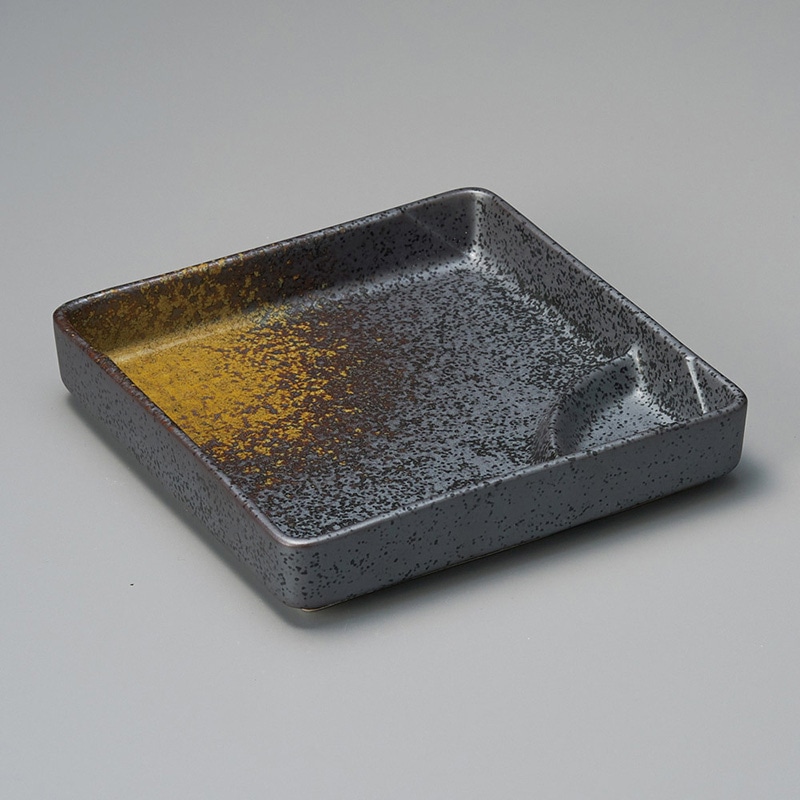 山万 28506-020 伊賀天目仕切皿(大) 1個（ご注文単位1個）【直送品】