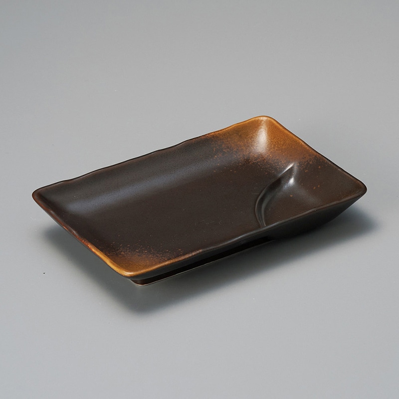 山万 28515-550 やきしめ6.0長角仕切皿 1個（ご注文単位1個）【直送品】