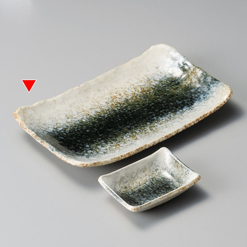 山万 28638-550 緑川新長角7.0皿 1個（ご注文単位1個）【直送品】