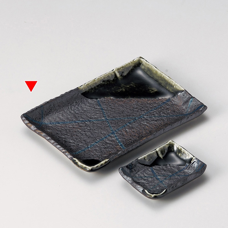 山万 28705-580 南蛮乱十草7.0焼物皿 1個（ご注文単位1個）【直送品】