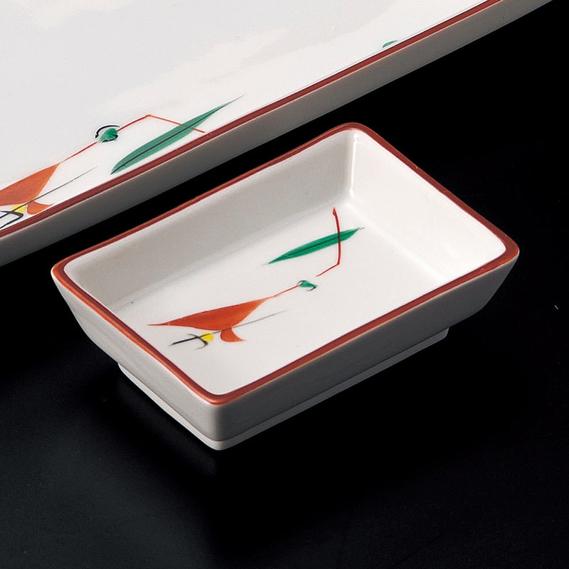 山万 28708-550 赤絵つゆ草千代口 1個（ご注文単位1個）【直送品】