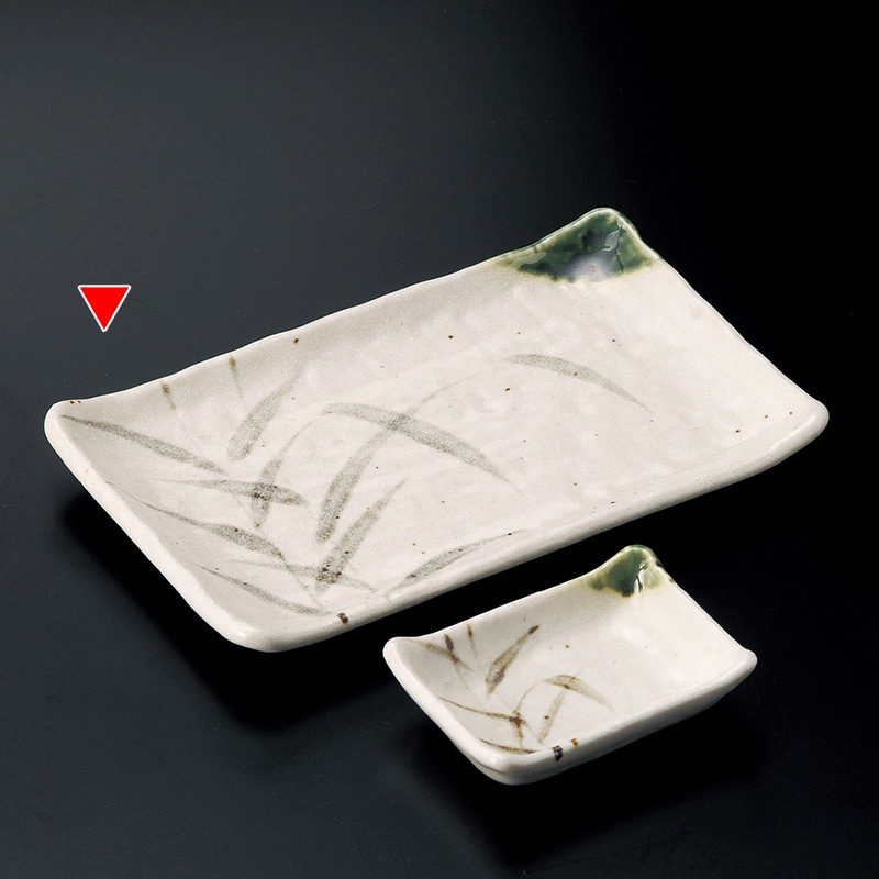 山万 28737-550 志野織部焼物皿 1個（ご注文単位1個）【直送品】