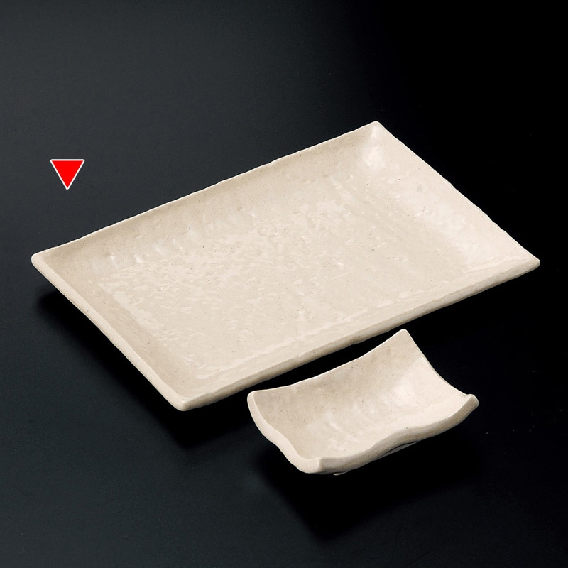 山万 28519-580 白志野新焼物皿 1個（ご注文単位1個）【直送品】