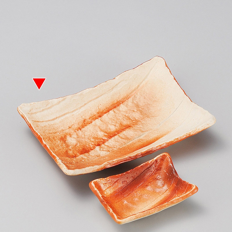 山万 28728-020 ヒダスキ長角皿(小) 1個（ご注文単位1個）【直送品】