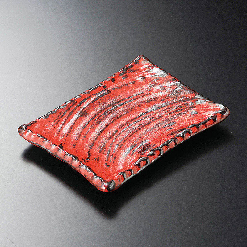 山万 28810-440 ゆず黒マグナ串皿 1個（ご注文単位1個）【直送品】