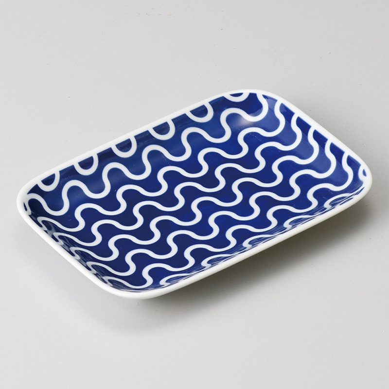 山万 28814-730 アーチ長角皿(有田焼) 1個（ご注文単位1個）【直送品】