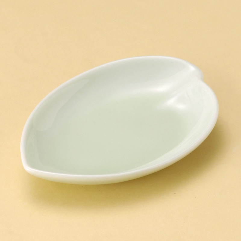 山万 29109-200 もえぎ花びら銘々皿 1個（ご注文単位1個）【直送品】