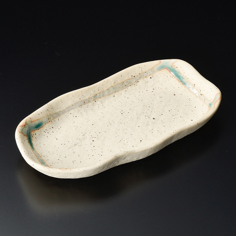 山万 29118-570 梨地6寸変形串皿 1個（ご注文単位1個）【直送品】