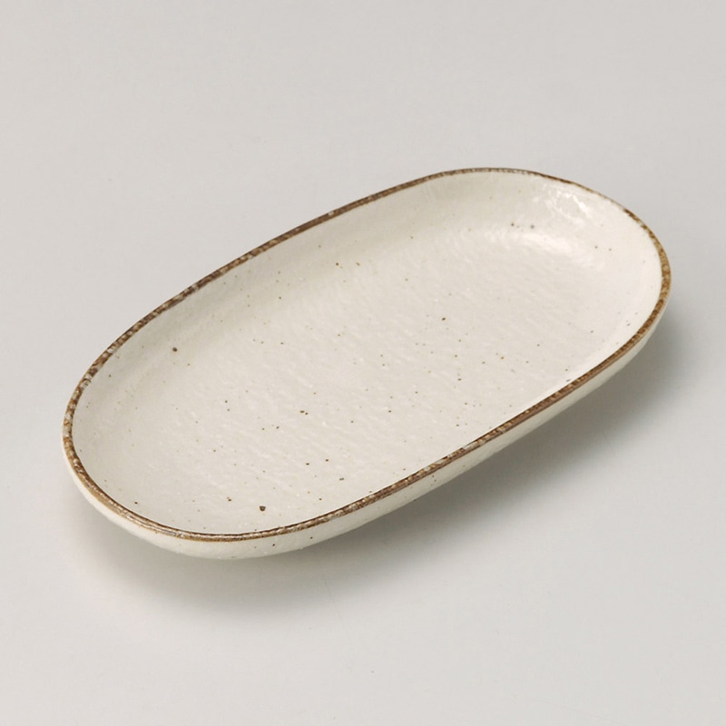 山万 29220-570 唐津 楕円長皿 1個（ご注文単位1個）【直送品】