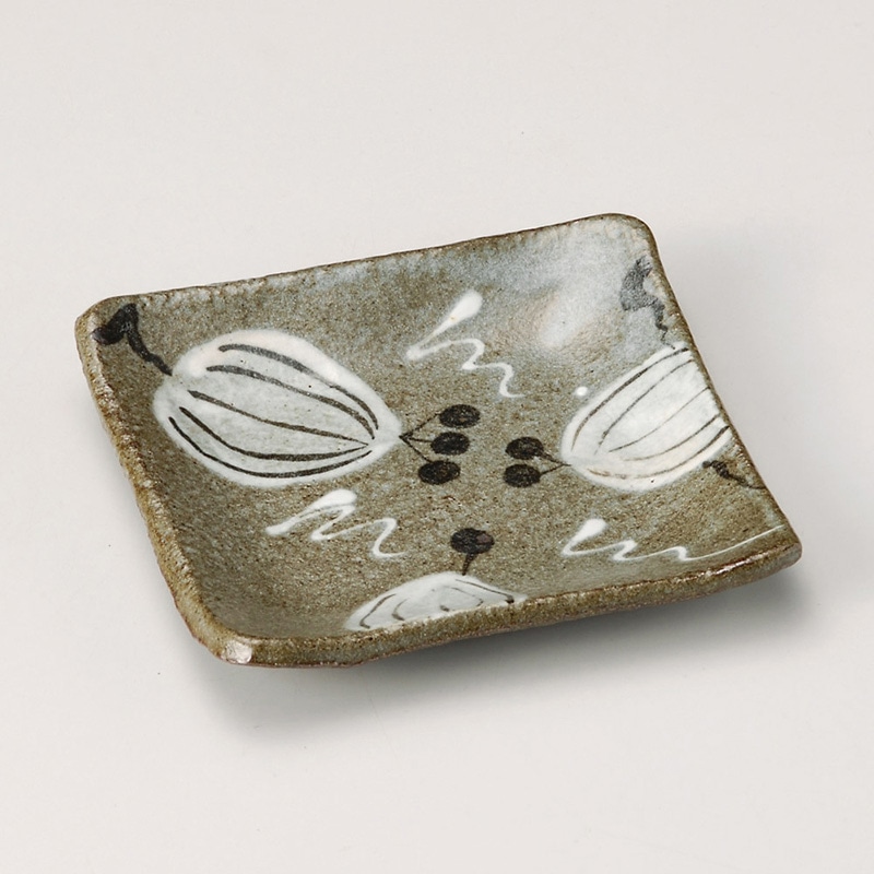 山万 29416-550 山帰来正角銘々皿 1個（ご注文単位1個）【直送品】