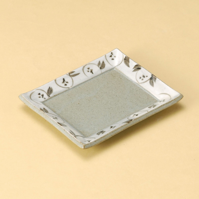 山万 29414-580 唐津椿5.0長角皿 1個（ご注文単位1個）【直送品】