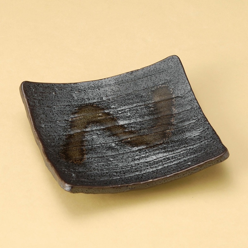 山万 29415-310 南蛮ライン5.5角皿 1個（ご注文単位1個）【直送品】