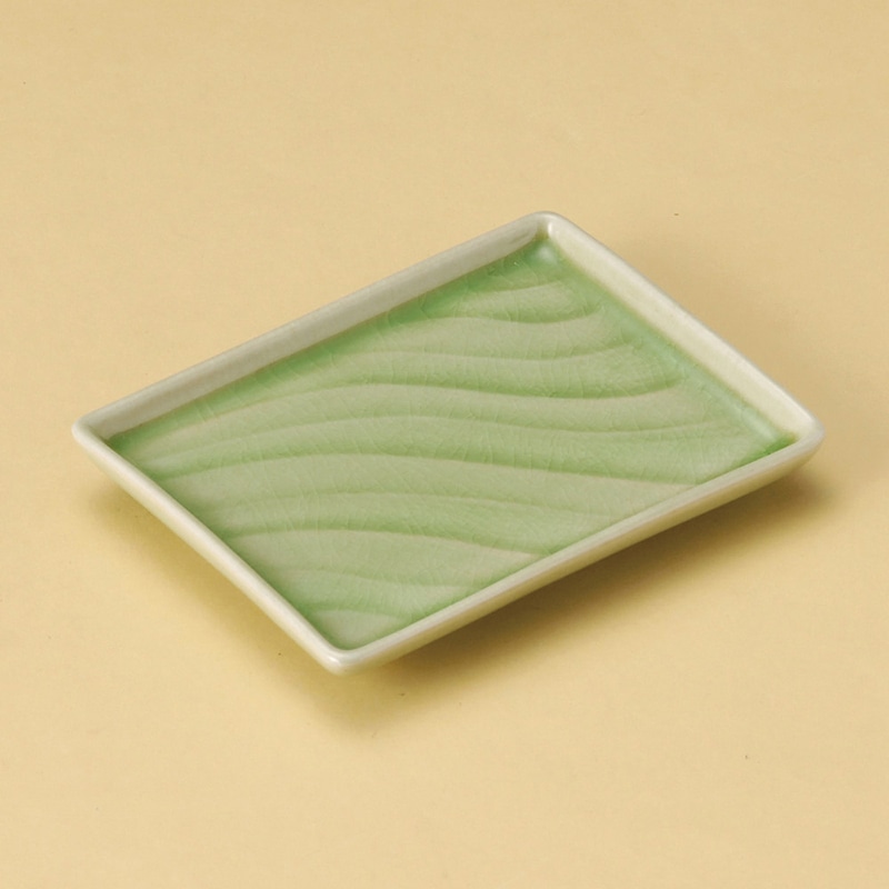 山万 29432-550 ヒワ貫入銘々皿 1個（ご注文単位1個）【直送品】