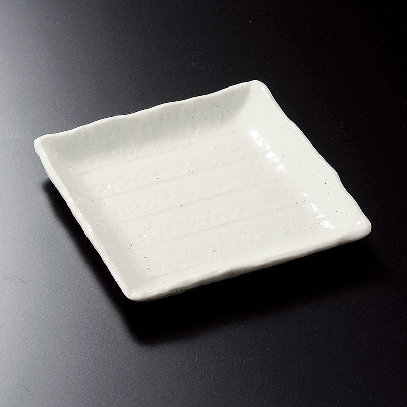 山万 29510-230 粉引四角皿 1個（ご注文単位1個）【直送品】