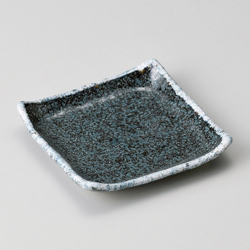 山万 29602-550 青唐津4.0正角皿 1個（ご注文単位1個）【直送品】