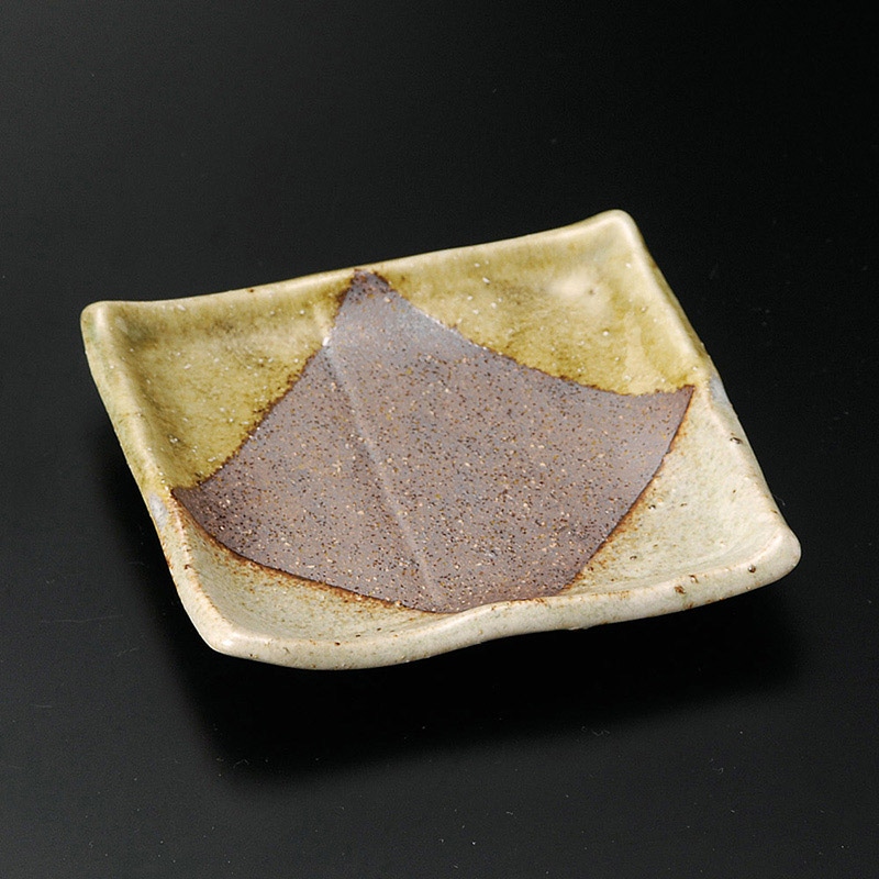 山万 29519-230 信楽正角銘々皿 1個（ご注文単位1個）【直送品】