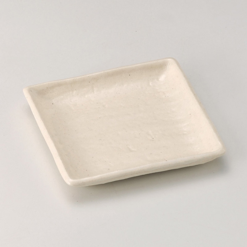 山万 29618-580 白志野銘々皿 1個（ご注文単位1個）【直送品】