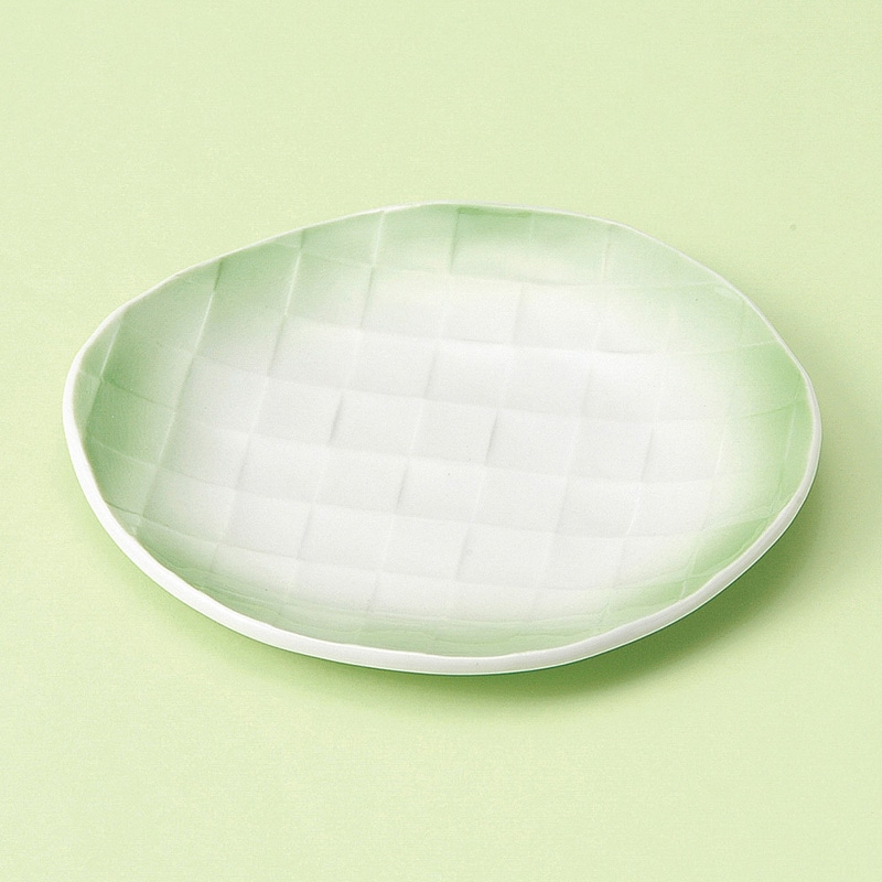 山万 29726-580 ヒワ吹格子フルーツ皿 1個(ご注文単位1個)【直送品】