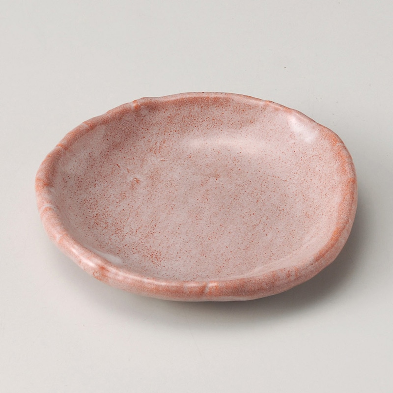 山万 29717-430 赤楽5寸皿 1個(ご注文単位1個)【直送品】