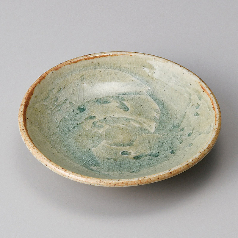 山万 30017-550 緑雲4.0丸皿 1個(ご注文単位1個)【直送品】