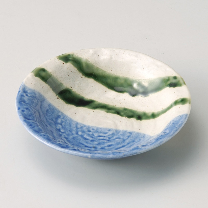 山万 29905-180 清白流5.0平鉢 1個（ご注文単位1個）【直送品】