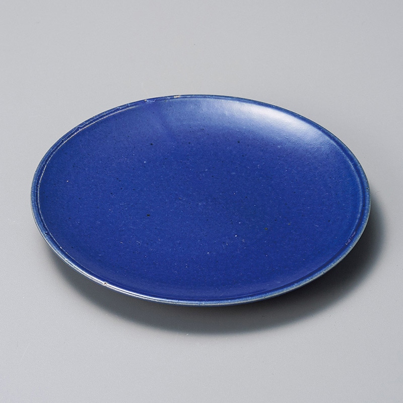 山万 30110-570 ころん青釉15cm皿 1個（ご注文単位1個）【直送品】