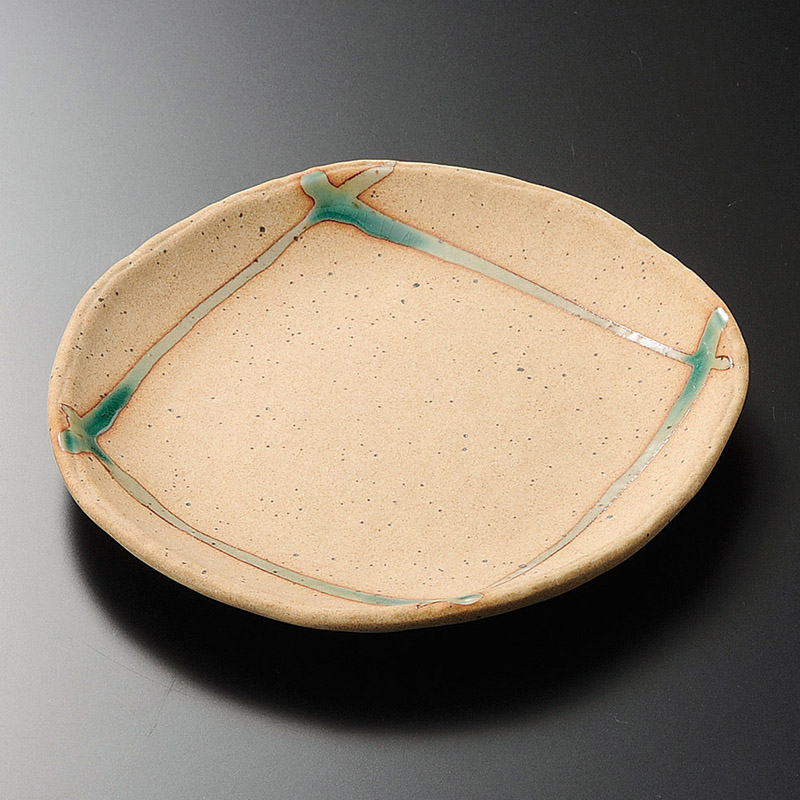 山万 30860-570 黄粉引4寸取皿 1個（ご注文単位1個）【直送品】