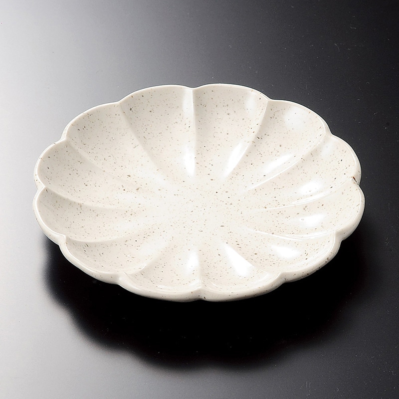 山万 30117-310 白うのふ花びら取皿 1個（ご注文単位1個）【直送品】