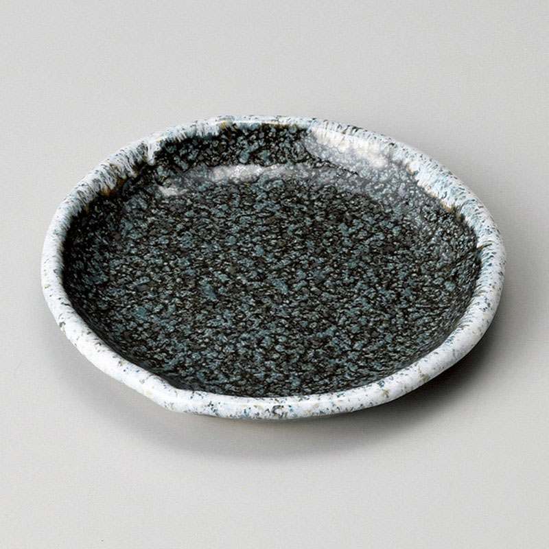 山万 30127-550 青唐津4.0丸皿 1個（ご注文単位1個）【直送品】