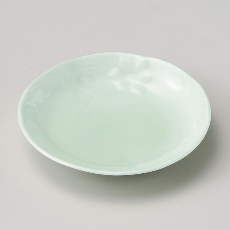 山万 30308-290 もえぎ鉄仙5.0皿 1個（ご注文単位1個）【直送品】