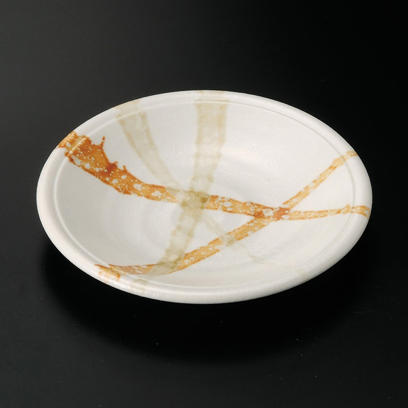 山万 30414-290 東雲白地目4.5平皿 1個（ご注文単位1個）【直送品】